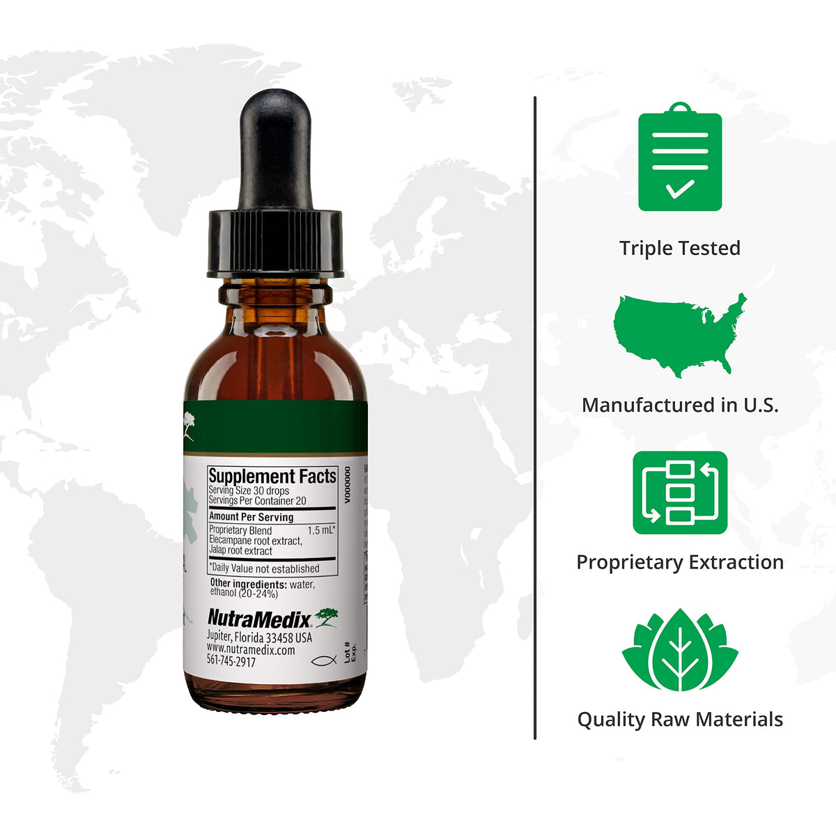 NutraMedix Enula Liquid Drops Immune Support - 2oz - image 2