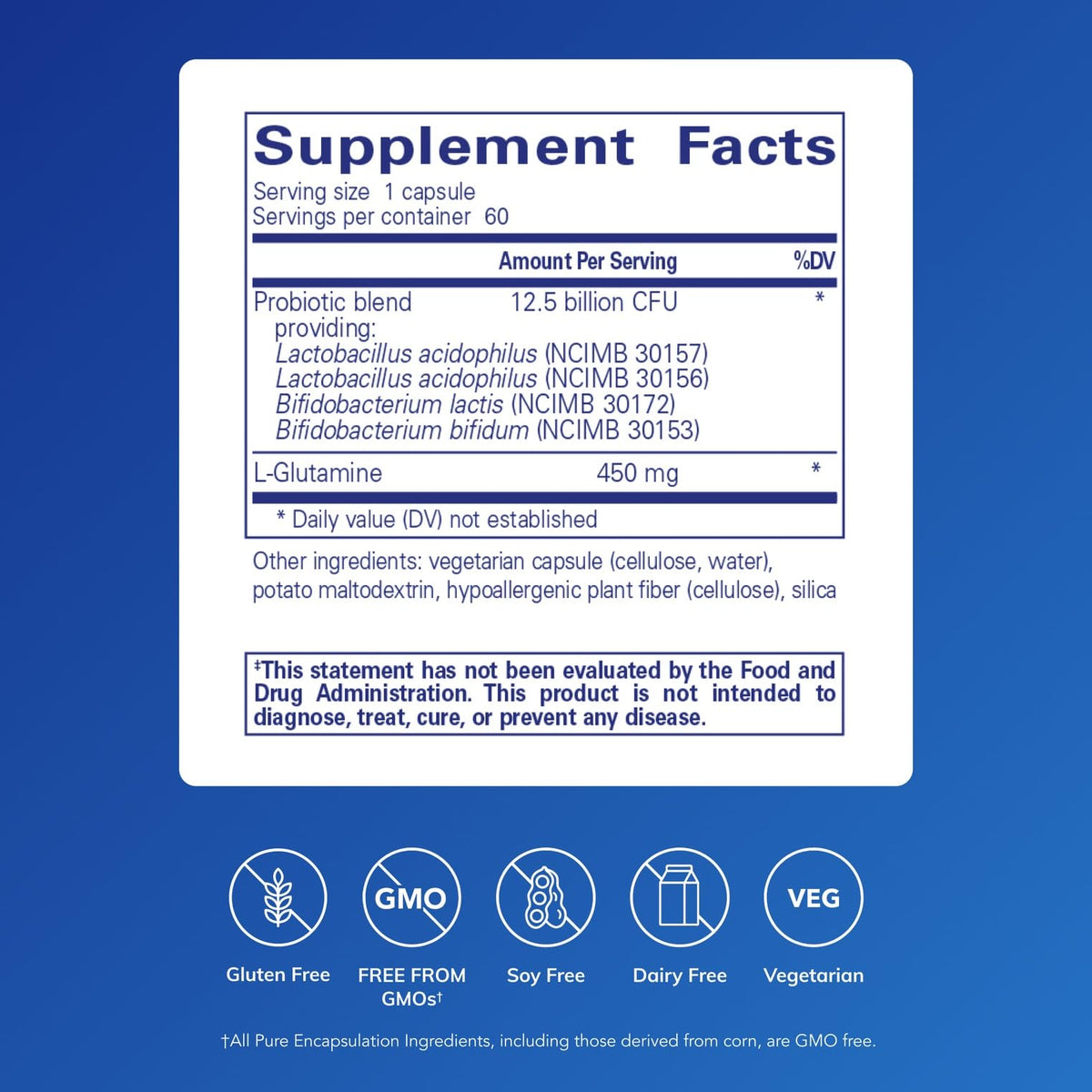 Pure Encapsulations PureBiOme G.I. Probiotic - 60 Capsules - image 2