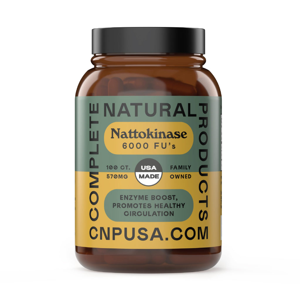 Complete Natural Products Nattokinase 570mg Circulation Support - 100 Capsules