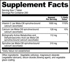 NutriBiotic Meta-C Vitamin C 1000 mg Antioxidant Support - 250 Tablets - image 5