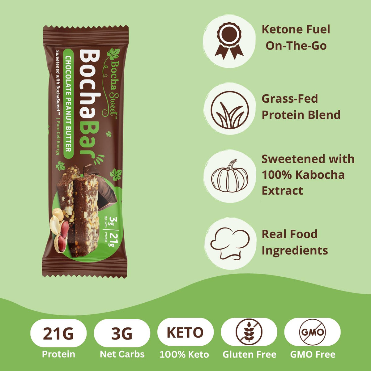 BOCHA SWEET BochaSweet Protein Snack Bar