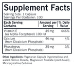 Kirkman Vitamin E 100 IU - 100 Vegetarian Capsules - image 2