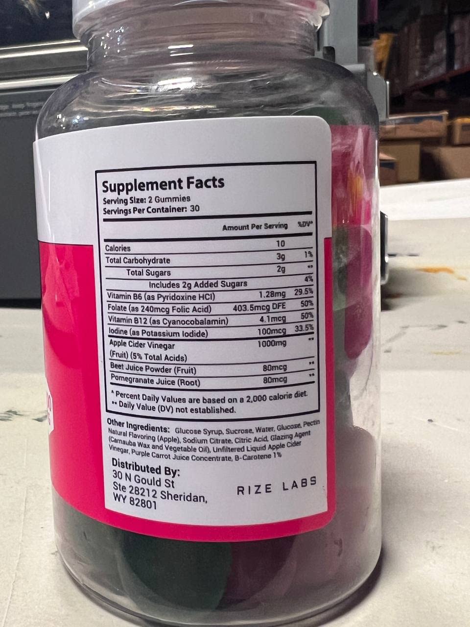 rize labs Ketology Keto ACV Gummies - 120 Gummies - image 3