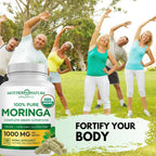 Mother Nature Organics Moringa Leaf Capsules 1000mg - 120 Capsules - image 5