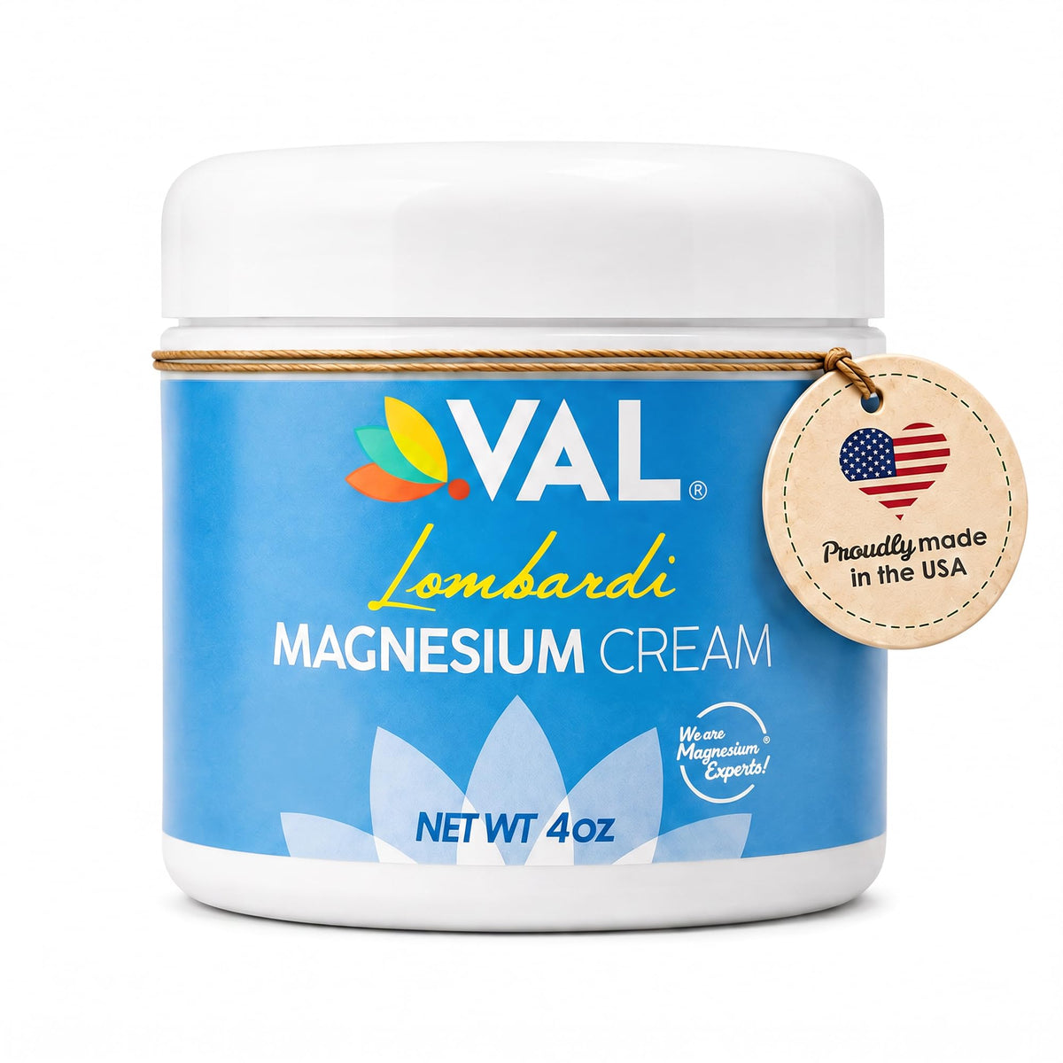 VAL Lombardi Magnesium Lotion Nighttime Relief - 4 oz