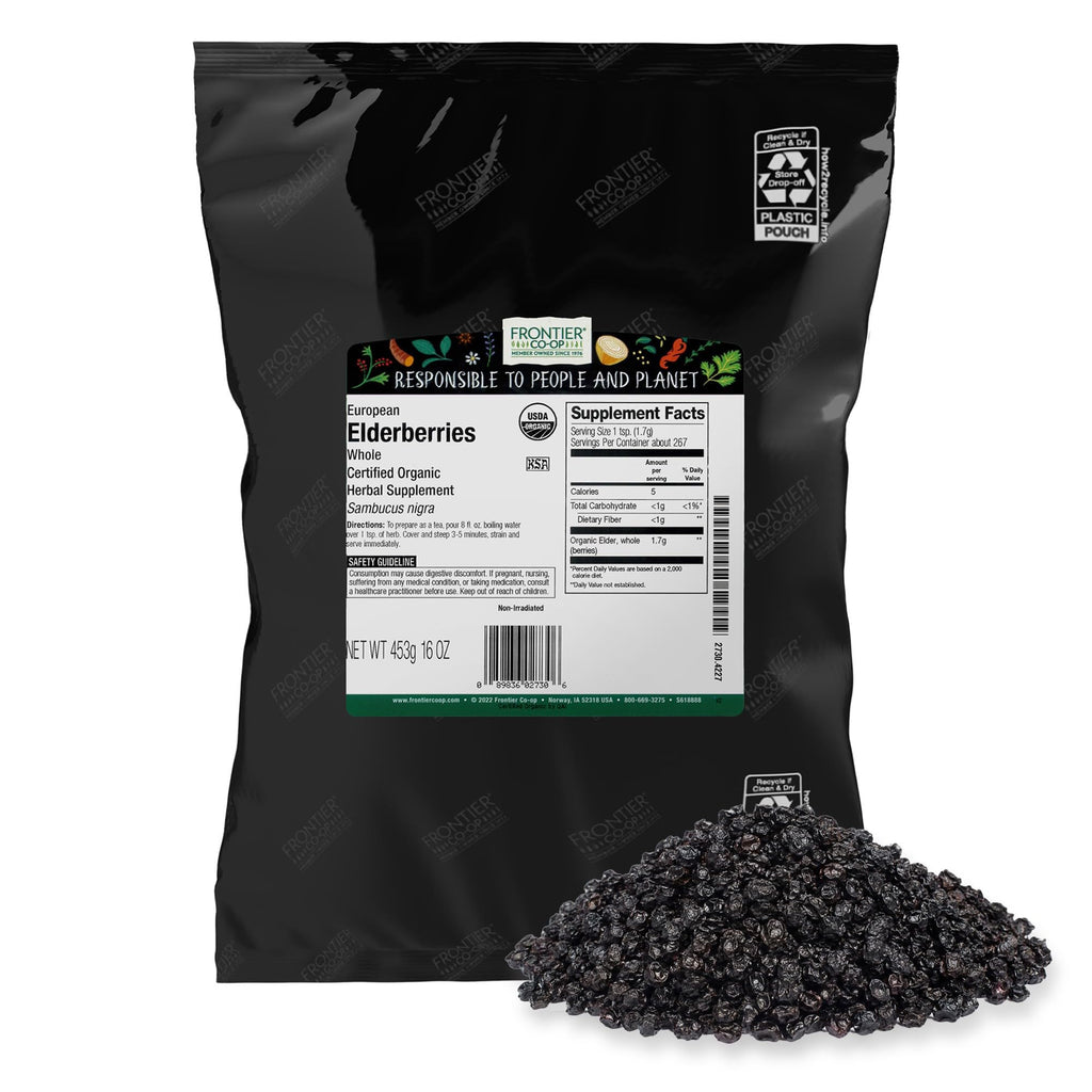 Frontier Co-op Organic Dried Elderberries