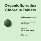 Micro Ingredients Organic Spirulina Chlorella Tablets - 720 Count - image 3
