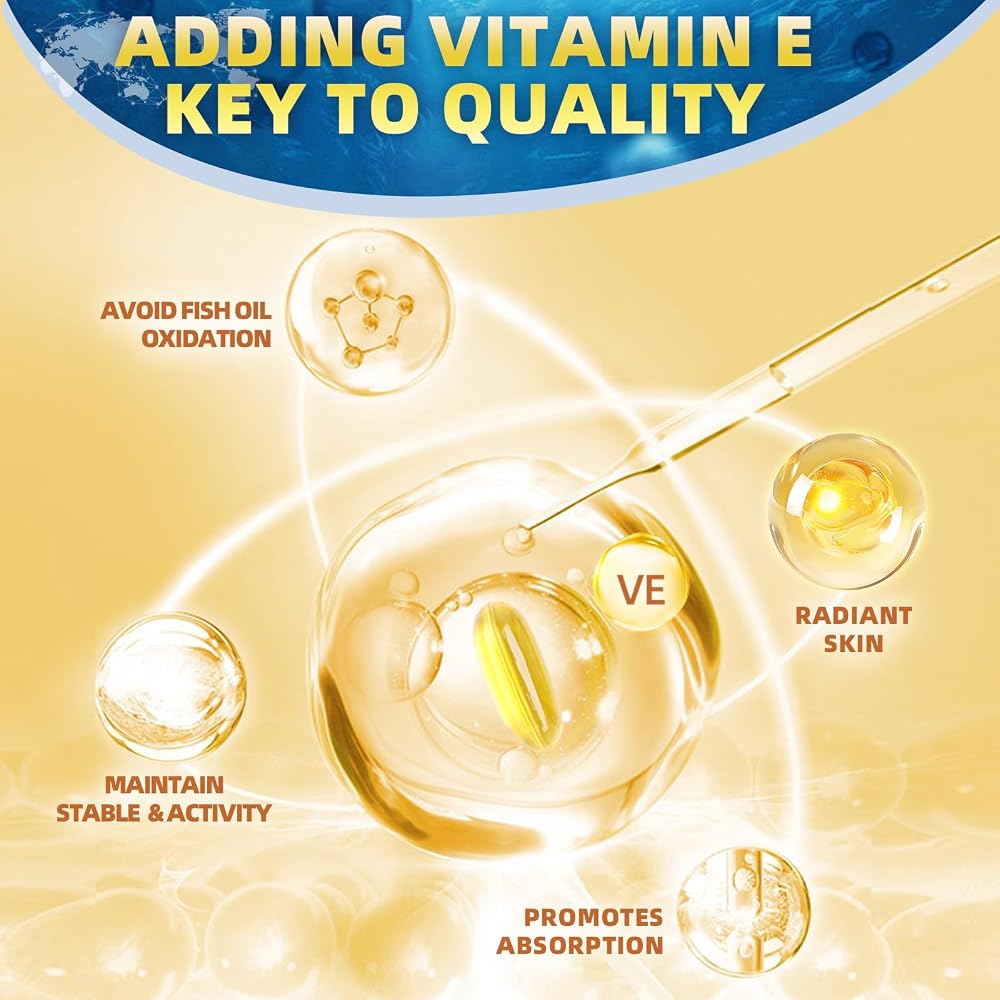 DRFOSTER Triple Omega 3-6-9 Fish Oil 2000mg with Vitamin E - 120 Softgels - image 5