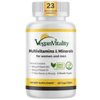 Vegan Vitality Multivitamin for Women & Men - 180 Tablets