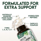 Nature's Nutrition Multi Collagen Pills - Hydrolyzed Collagen