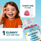 Vitamatic Kids Magnesium 35 mg Natural Raspberry Flavor - 60 Gummies - image 4