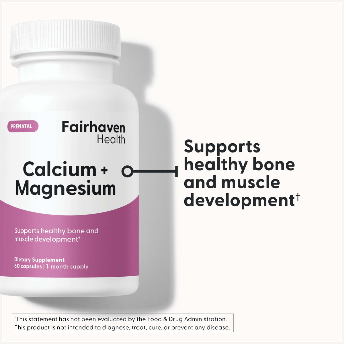 Fairhaven Health Calcium & Magnesium Supplement - 60 Capsules - image 2