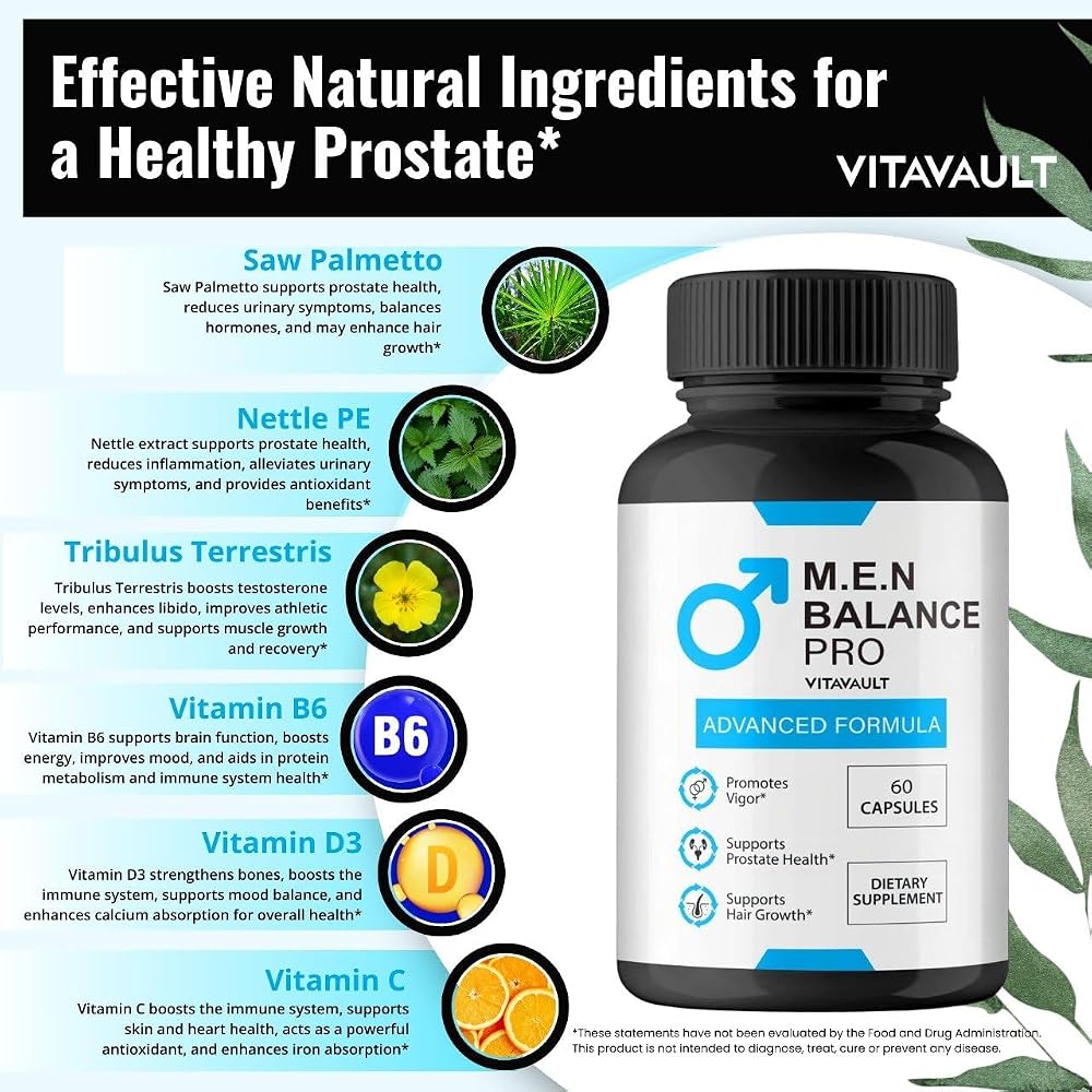 Vitavault M.E.N Balance Pro Capsules - 180 Count - image 6