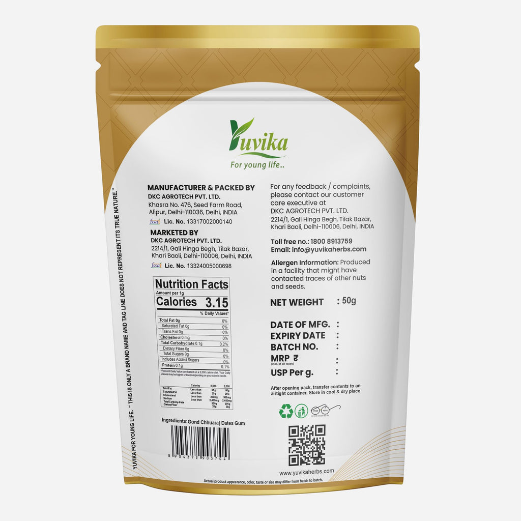 Yuvika Gond Chhuara Raisins Gum - 50 Grams - image 3