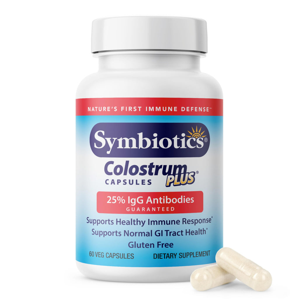 Symbiotics Colostrum Vegetable Capsules Immune & Gut Support - 60