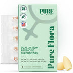Pure Woman Pure Flora Vaginal Probiotic Suppository - 10 Count