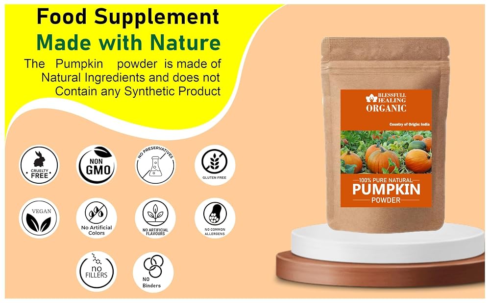 Blessfull Healing Organic Pumpkin Powder - 200g - image 4