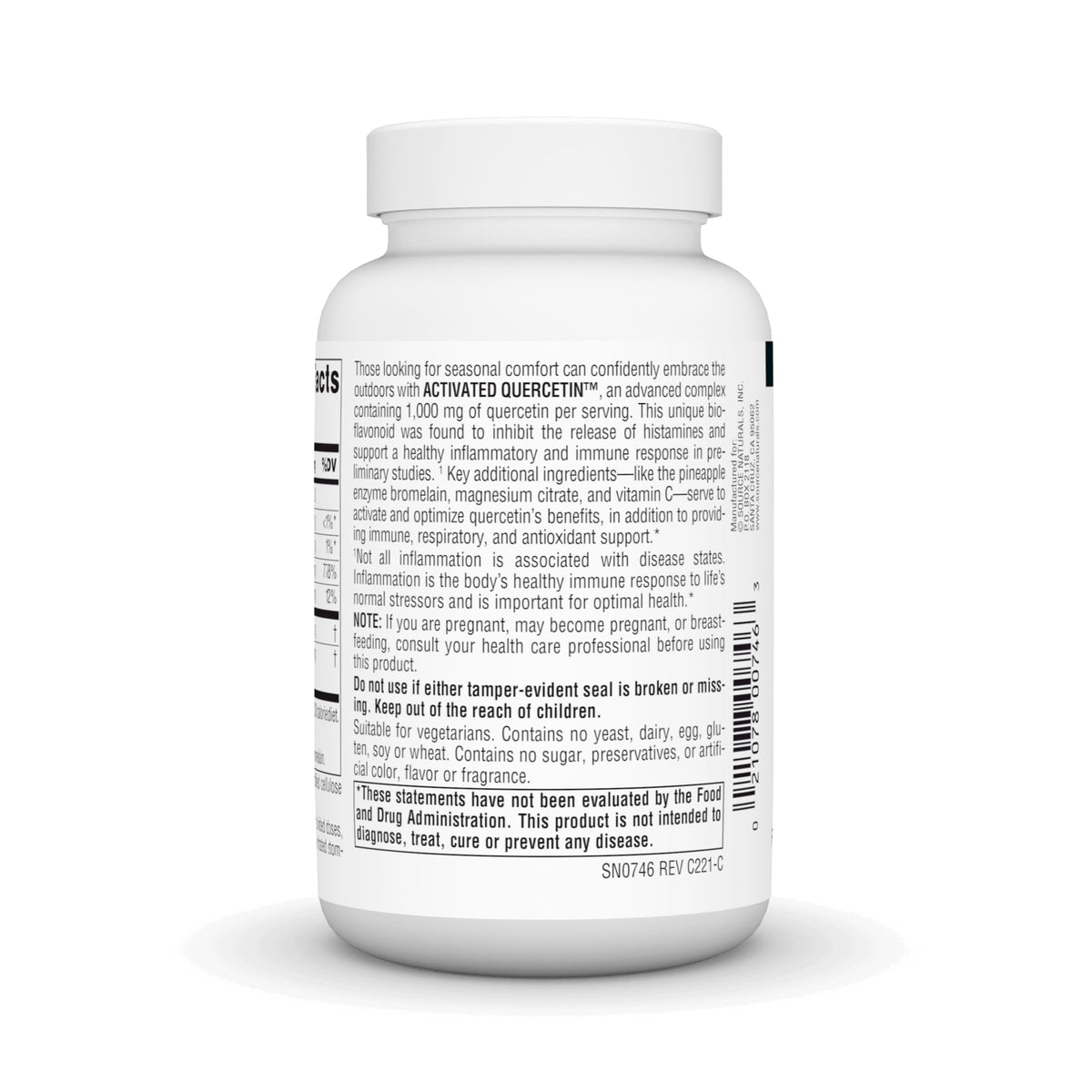 Source Naturals Activated Quercetin - Plant-Derived Bioflavonoid