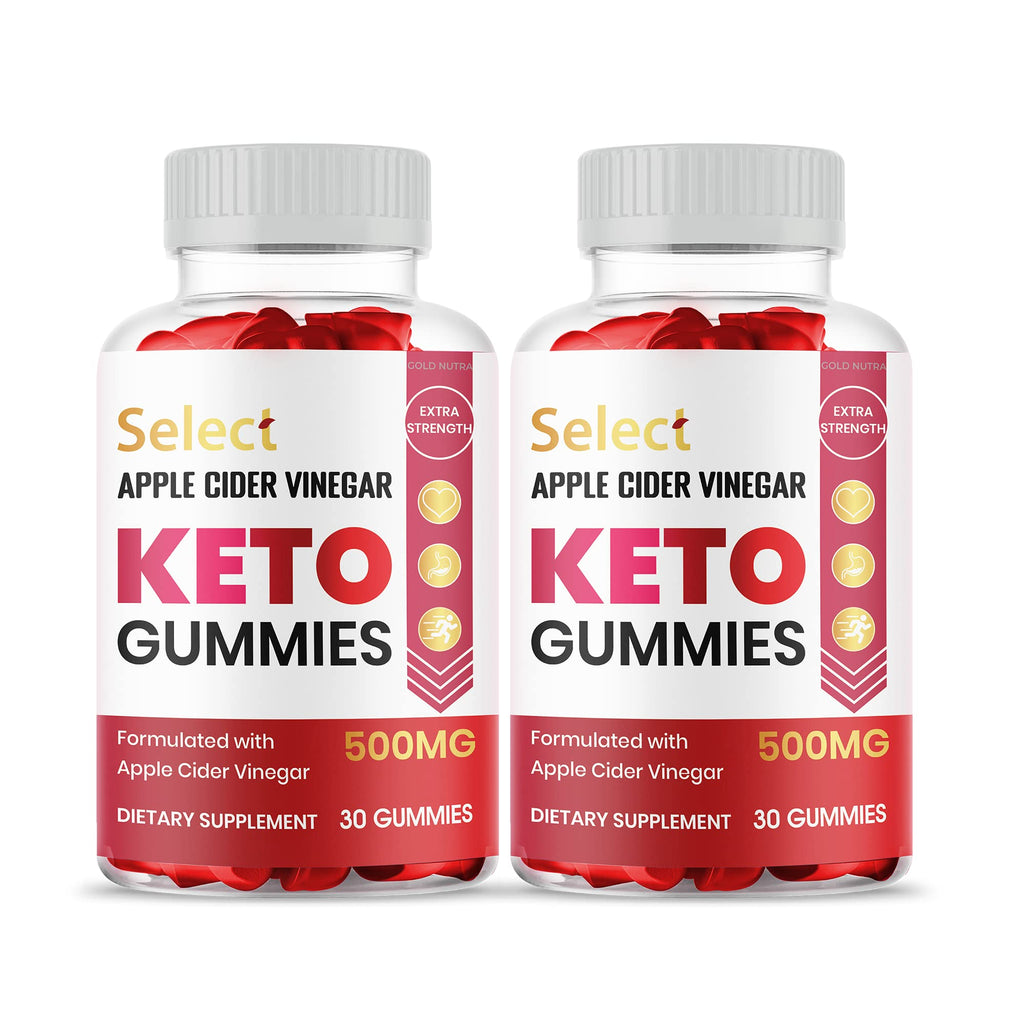 Gold Nutra Select Keto ACV Gummies Maximum Strength - 60 Gummies