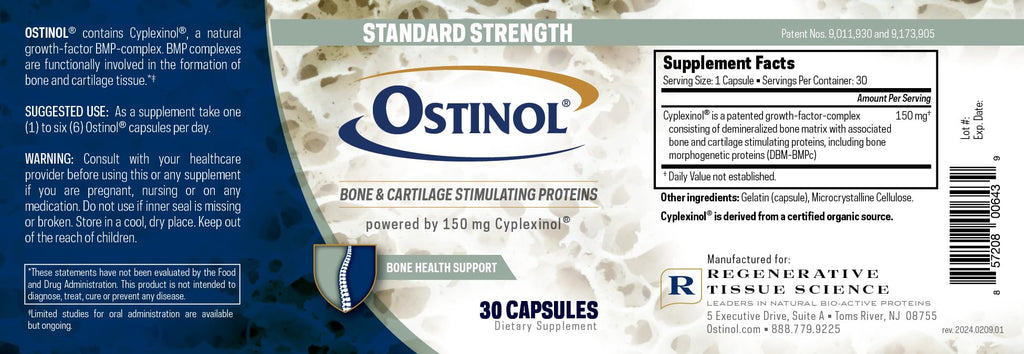 ZYCAL Ostinol Standard 150mg Bone & Joint Support - 30 Capsules - image 9