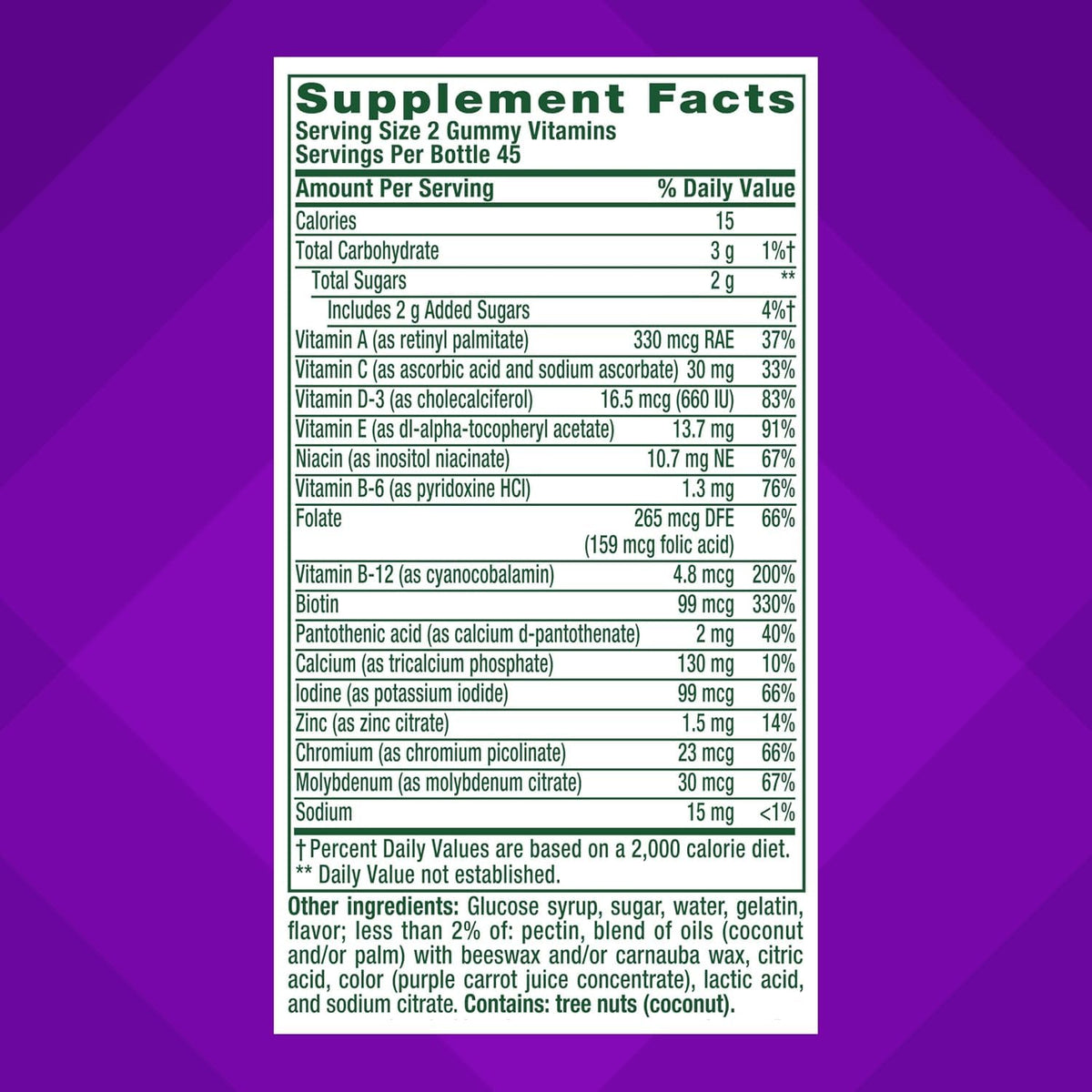 Vitafusion GLP-1 Support Multivitamin Gummies - 90 Count - image 2