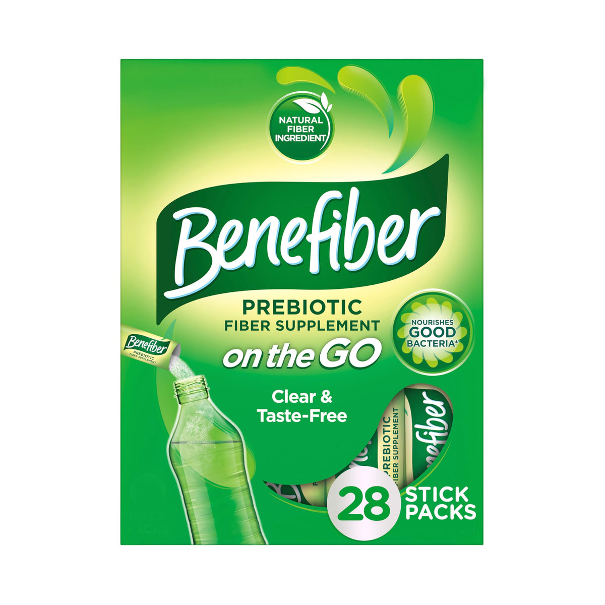 Benefiber On The Go Prebiotic Fiber Powder - 28 Sticks