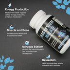 Laicuherb Magnesium 500 mg Bone and Muscle Support - 60 Vegetarian Capsules - image 5