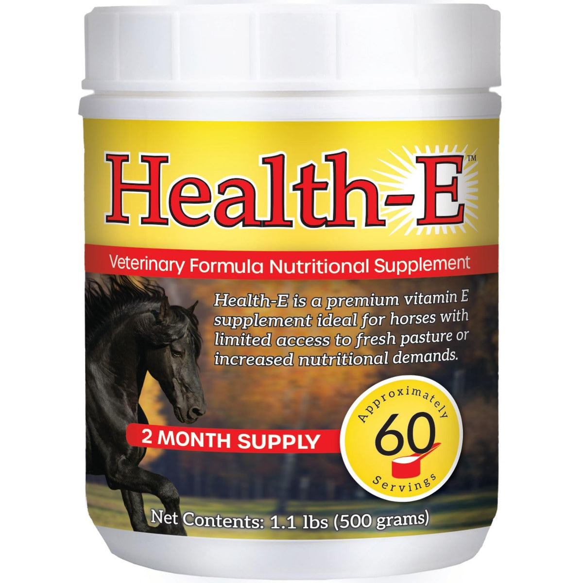 Health-E Vitamin E Supplement for Horses - 60 Servings