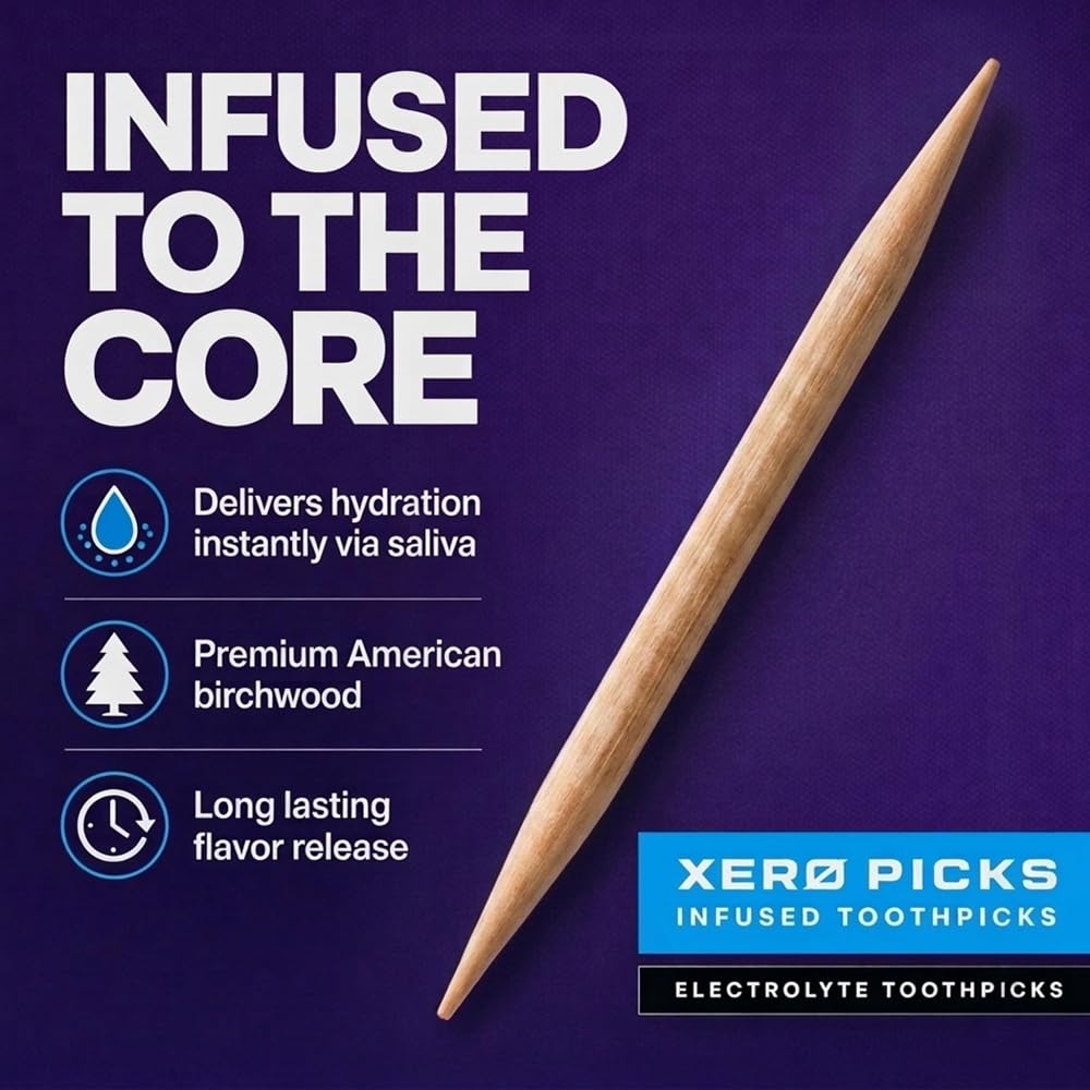 Xero Picks Wellness - Infused Flavored Toothpicks for Long Lasting