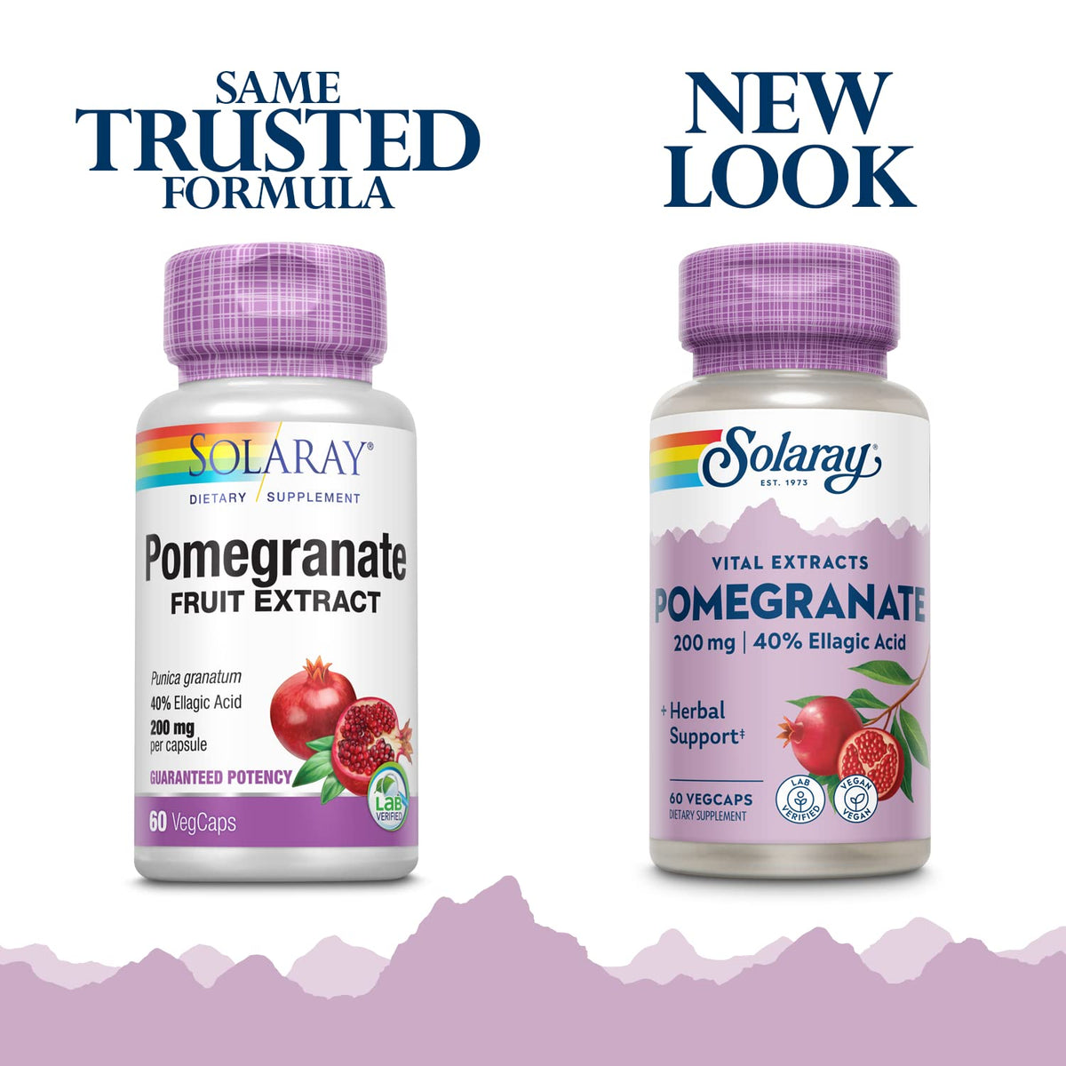 SOLARAY Pomegranate Extract 200 mg - 60 Capsules - image 2