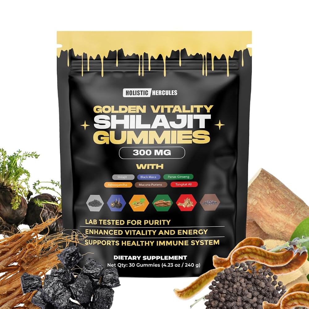Holistic Hercules Himalayan Gold Shilajit Gummies - 30 Count - image 4