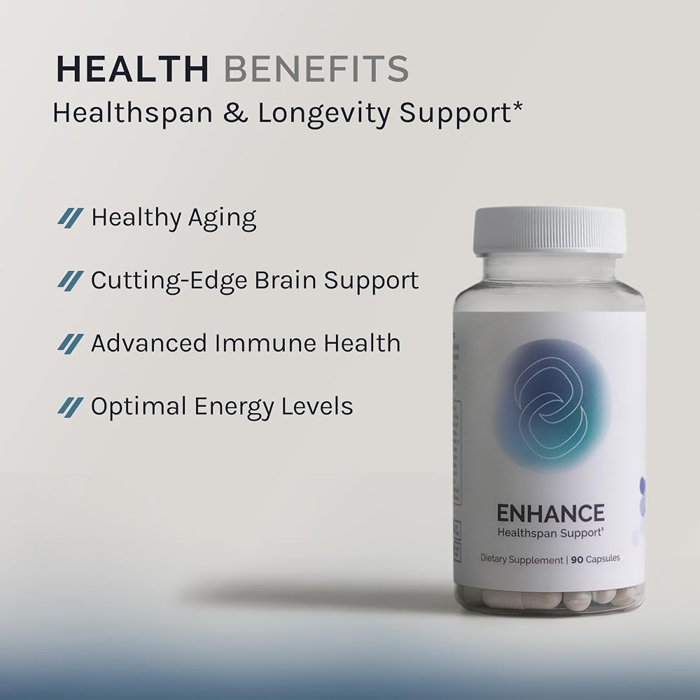 InfiniWell Enhance Longevity Supplement with TMG - 90 Capsules - image 2