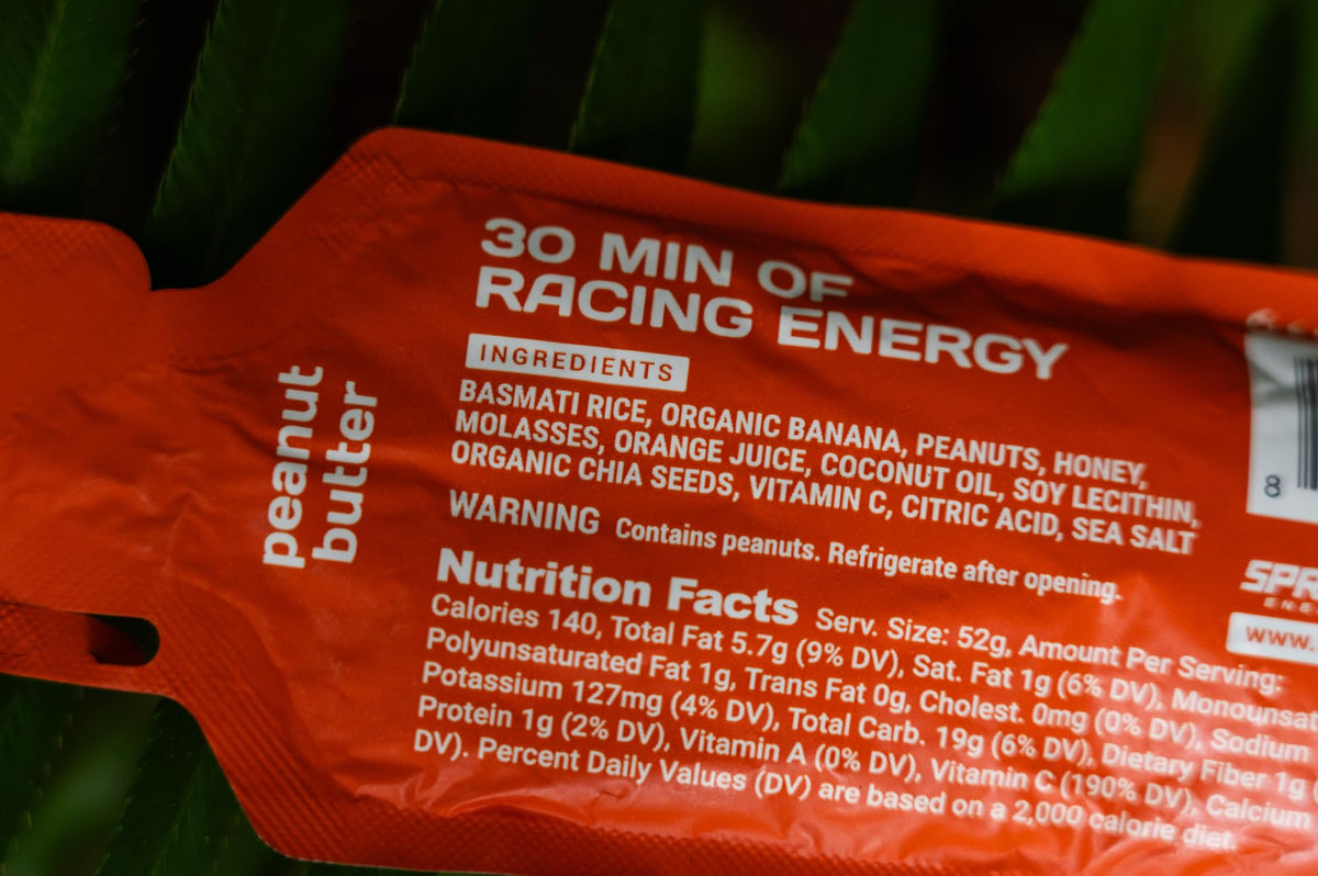 SPRING Energy Real Food Energy Gel - Wholesome