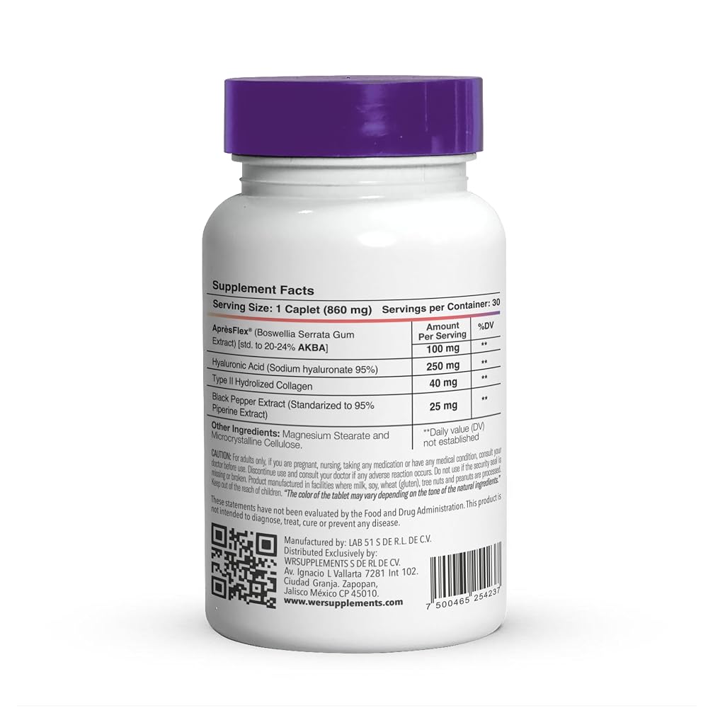 Lab51 Boswellia Serrata Joint Support with Hyaluronic Acid - 30 Capsules - image 2
