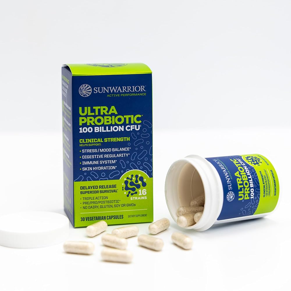 Sunwarrior Probiotics Soil-Based Vegan Capsules