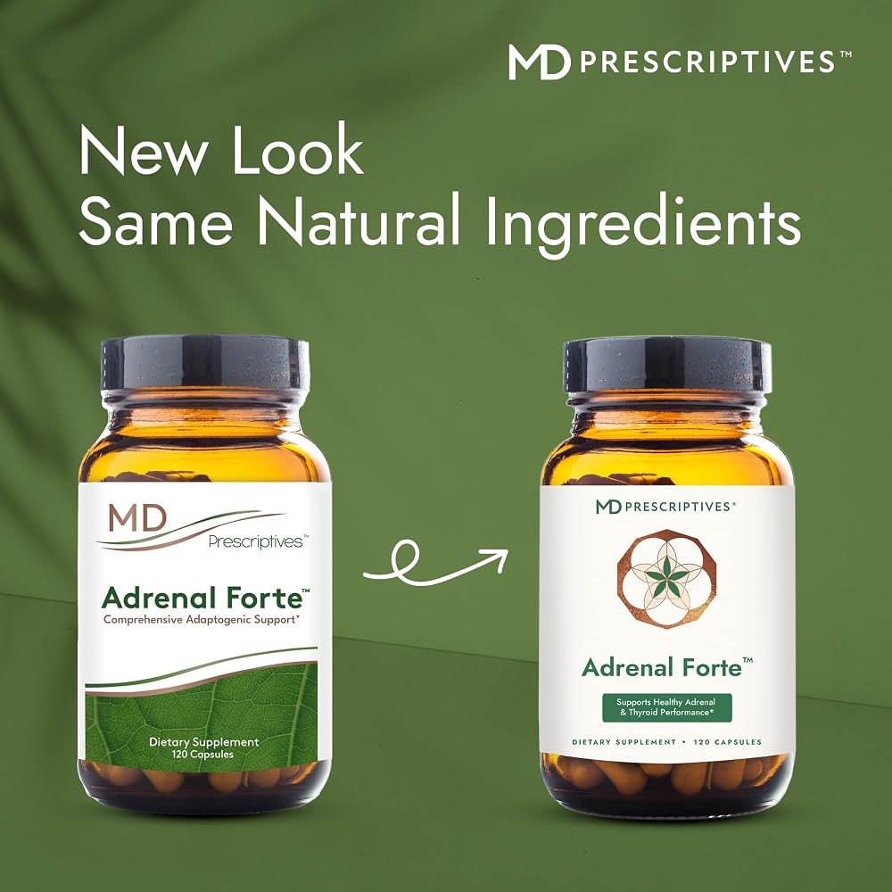MD Prescriptives Adrenal Forte Adrenal Support - 120 Capsules - image 7