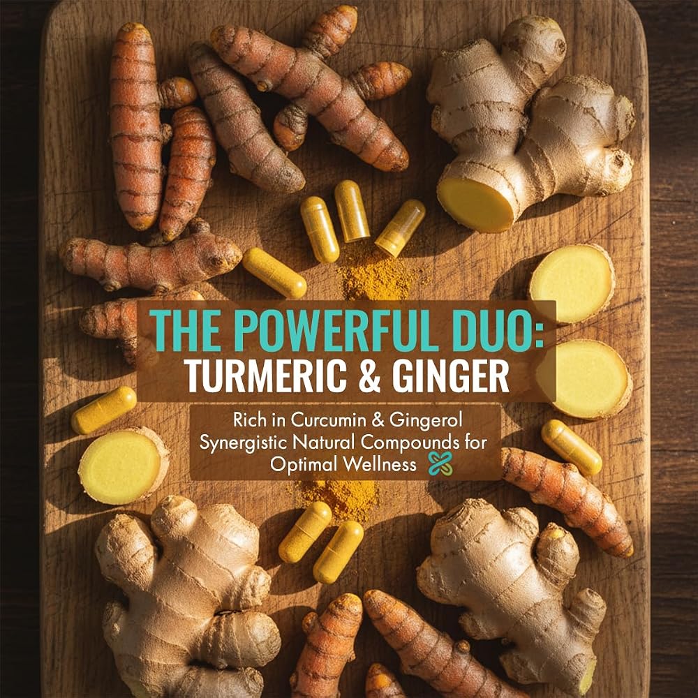 Chronox Turmeric & Ginger Supplement - 60 Capsules - image 3
