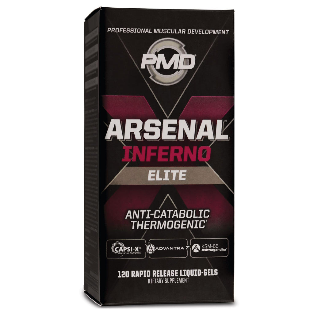 PMD Sports Arsenal X Inferno Thermogenic Fat Burner - 120 Softgels