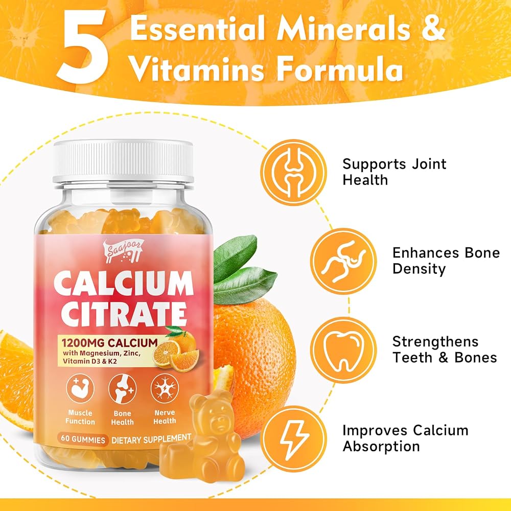 Saajoor Calcium Citrate Gummies