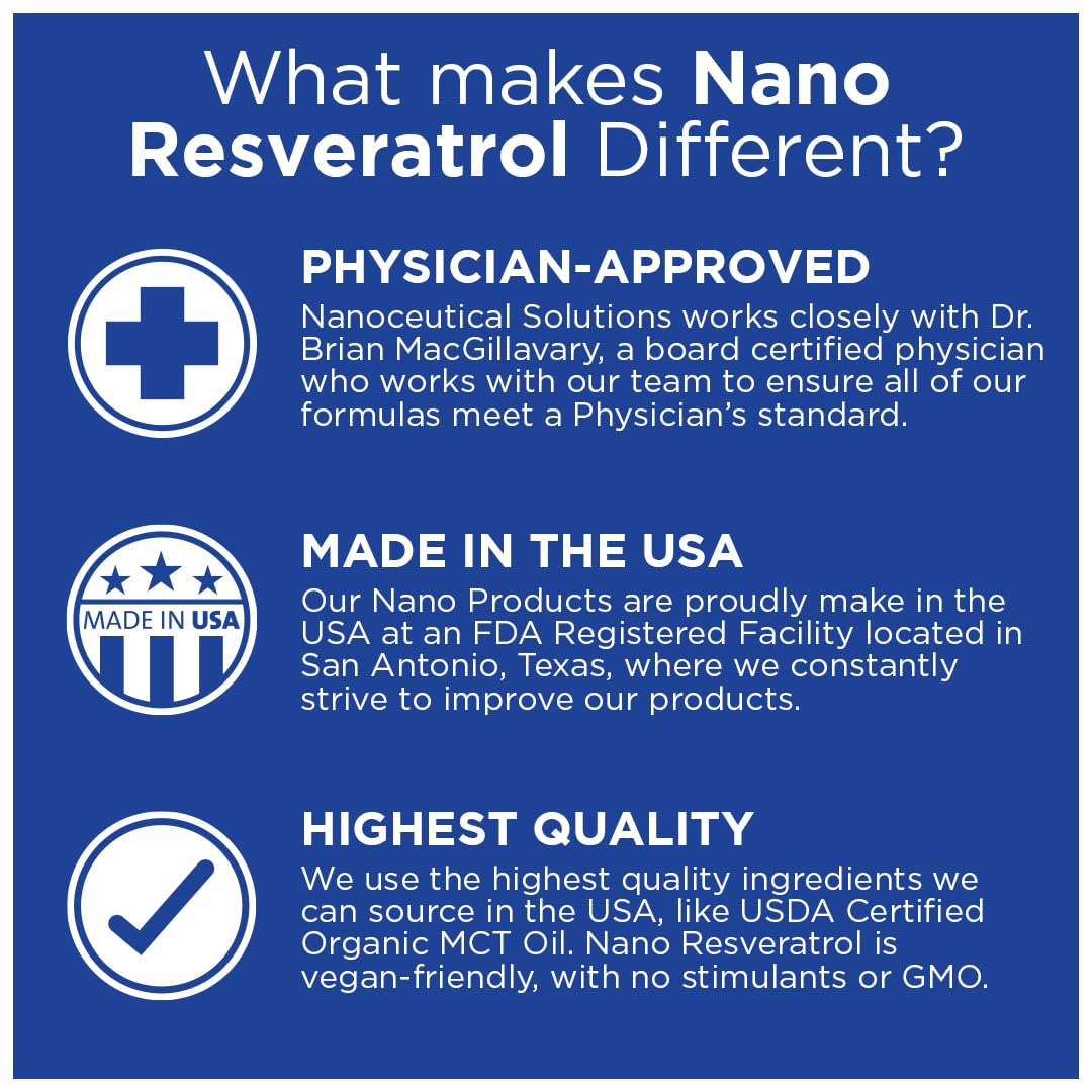 Nanoceutical Solutions Nano Liquid Trans-Resveratrol Drops - 1 Fl Oz - image 4