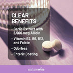 NatureWise Garlic Extract 5,500 mcg Allicin Supplement - 60 Tablets - image 3