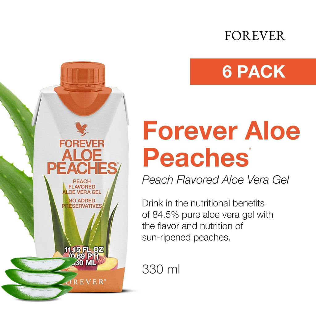 Forever Living Forever Aloe Peaches Drink - Pack of 6 - image 3