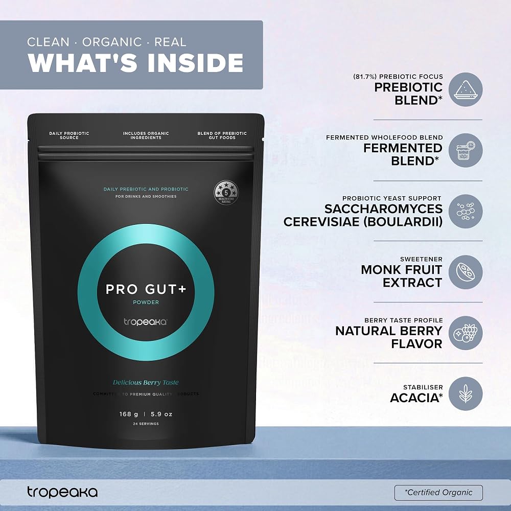 Tropeaka Pro Gut+ Probiotic & Prebiotic Powder - 5.9oz - image 4