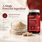 AMALTH Avocado Supplement Fruit Extract 1000mg - 120 Capsules - image 7