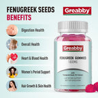 GREABBY Fenugreek Gummies 1000mg - 60 Count - image 4