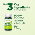 Innervis Nutrition Immune Boost Complex Vitamin C D3 Zinc - image 3