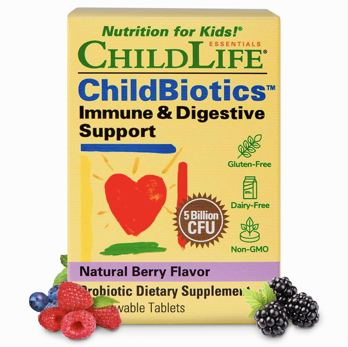ChildLife Essentials Childbiotics Immune & Digestive Support - 30 Tablets