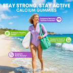VZOXAINS Calcium Magnesium Zinc Gummies