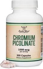 Double Wood Supplements Chromium Picolinate 1000mcg - 300 Capsules