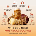 RYZE SUPERFOODS Mushroom Coffee Powder - 30 Servings - image 4